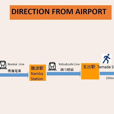 玉出205 Wifi付 玉出駅から徒歩2分 地下鉄難波迄8分 Osaka Exterior foto